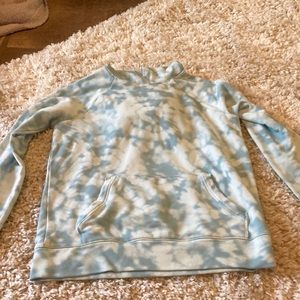 Athleta Girl Green Tye Die Hoodie